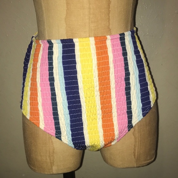 Rescent Rive,striped high waisted swimwear.size M. - Picture 3 of 6